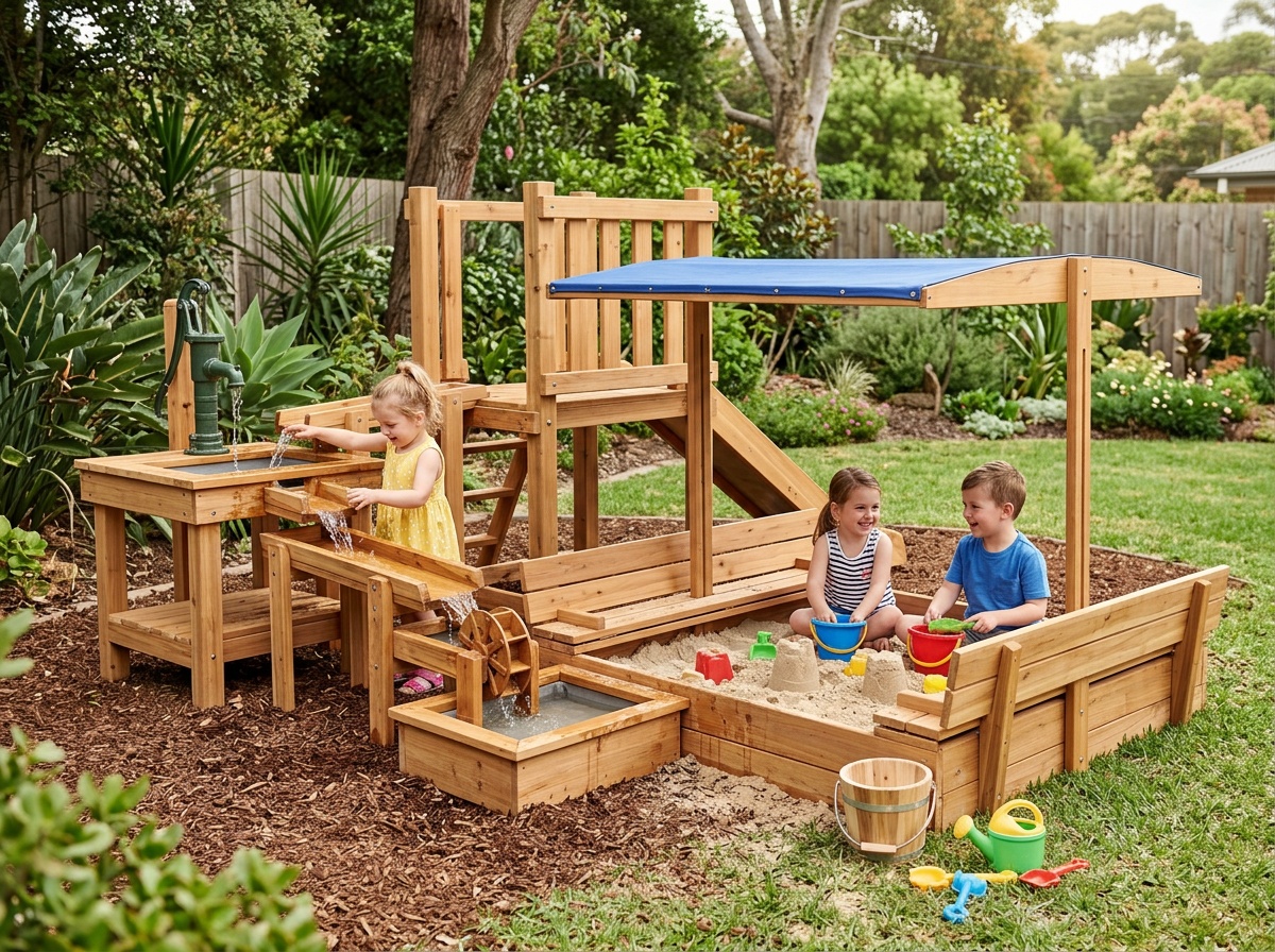 Premium Wooden Sandbox